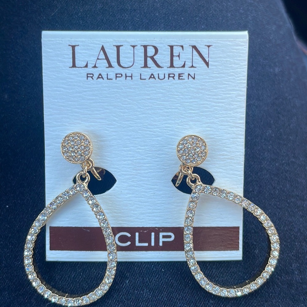 Ralph Lauren earring clip ons⭐️never worn